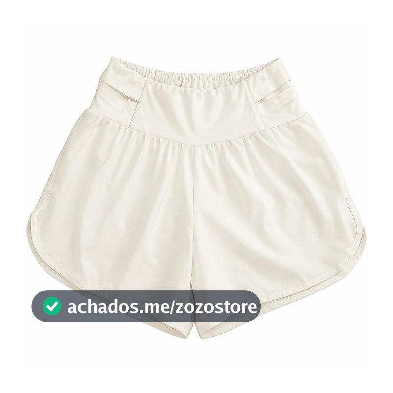 SHORT DUPLO FEMININO 360 WHITE