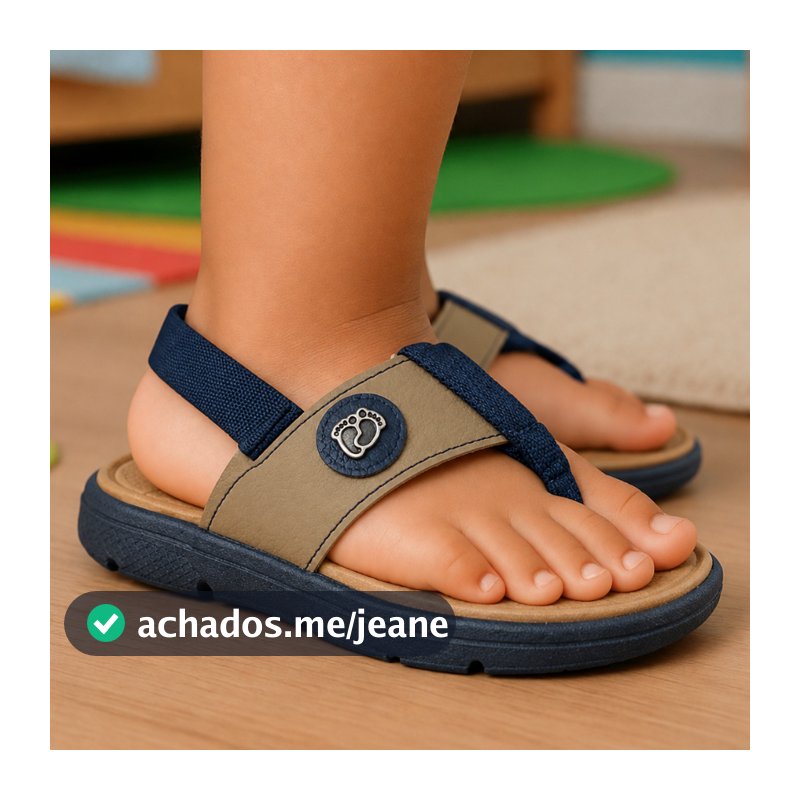 Chinelo Infantil Menino Confortável com Elástico Traseiro Antiderrapante Papete Praia 20 ao 27