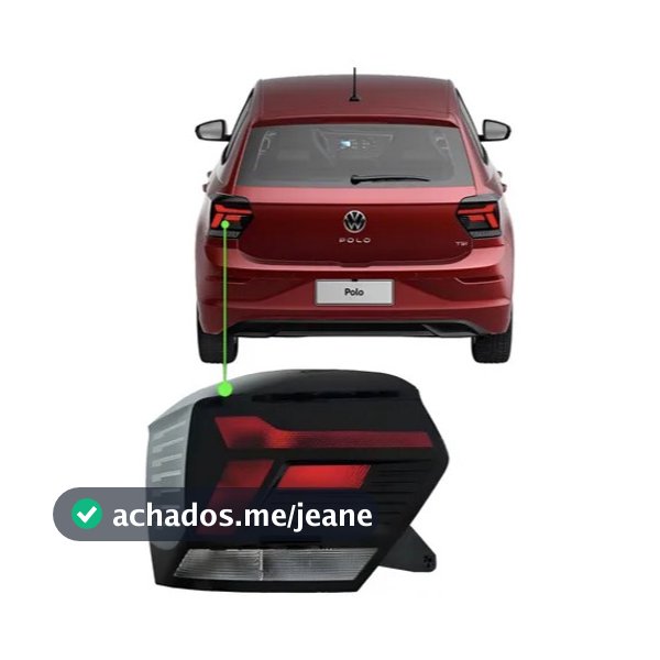 Lanterna Traseira Fumê Polo Novo 2023/2024/2025 OriginaL Arteb
