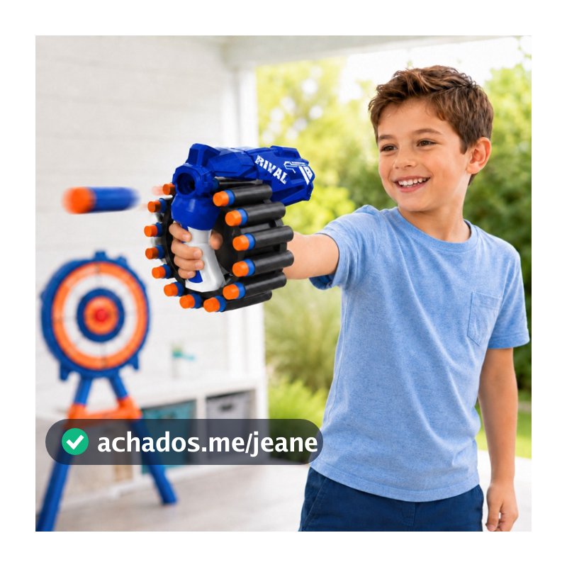 Lançador De Dardos Semi Automatico 20 Munição Nerf Brinquedo Criança Arminha Lancador