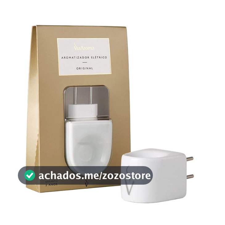 Difusor Aromatizador de Porcelana Elétrico Original Bivolt Casa cheirosa sempre - Via Aroma