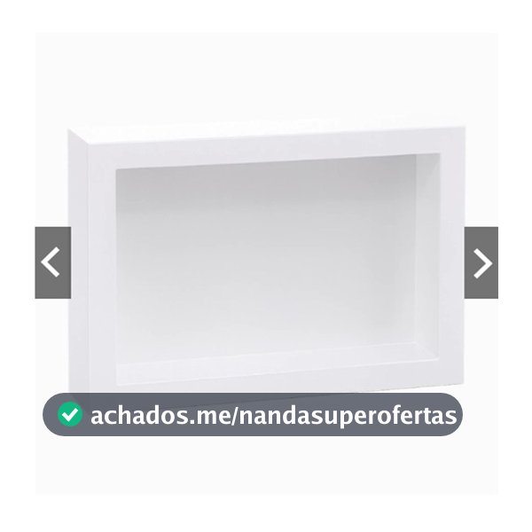 Nicho Para Banheiro E Cozinha Parede Shampoo Sobrepor 30x40cm