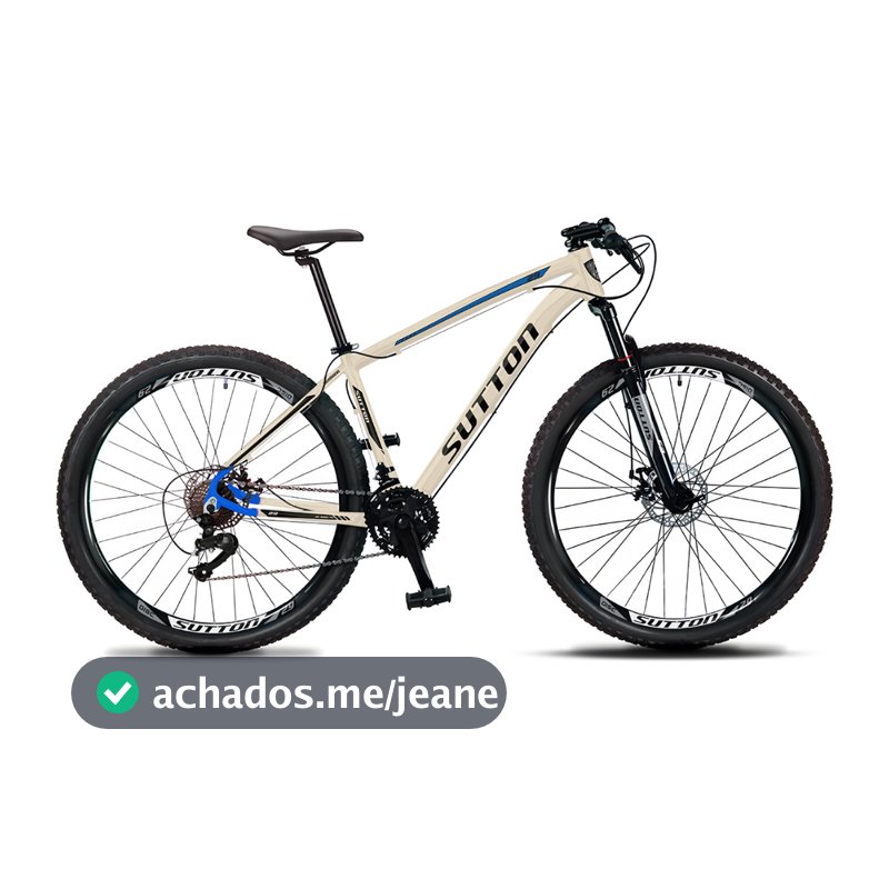 Bicicleta Aro 29 Sutton 24V index Freio Disco Alumínio Suspensão Aero MTB