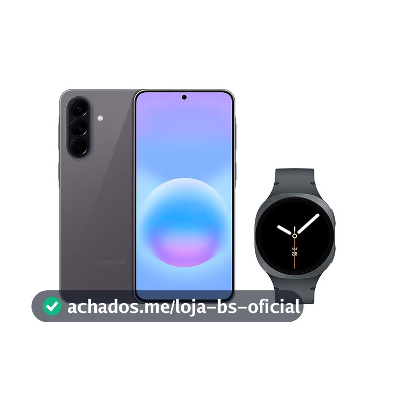 Galaxy A57 5G (128GB) - Cinza + Galaxy Watch8 BT 40mm - Grafite