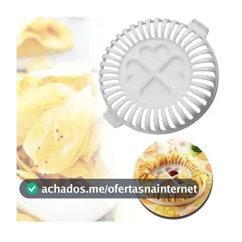 Petisqueira Suporte Fatiador Batata Frita Molheiras Porçoes