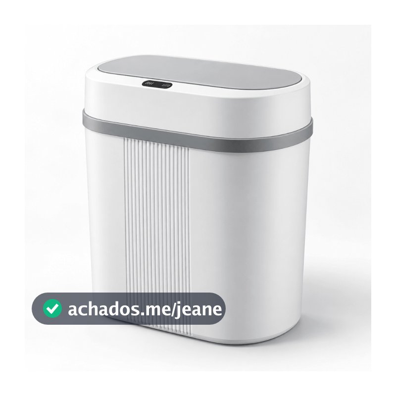 Lixeira Automática Eletrônica Com Sensor Inteligente E Fechamento Hermético Para Evitar Odores
