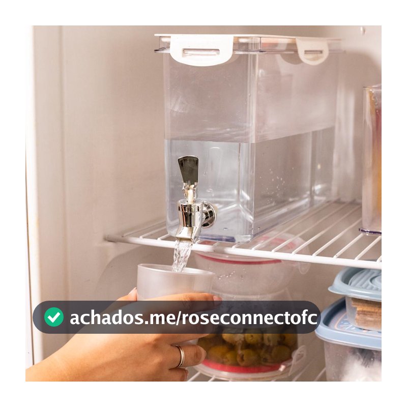 Reservatório Dispenser Geladeira para Água 5,85 L Plasútil