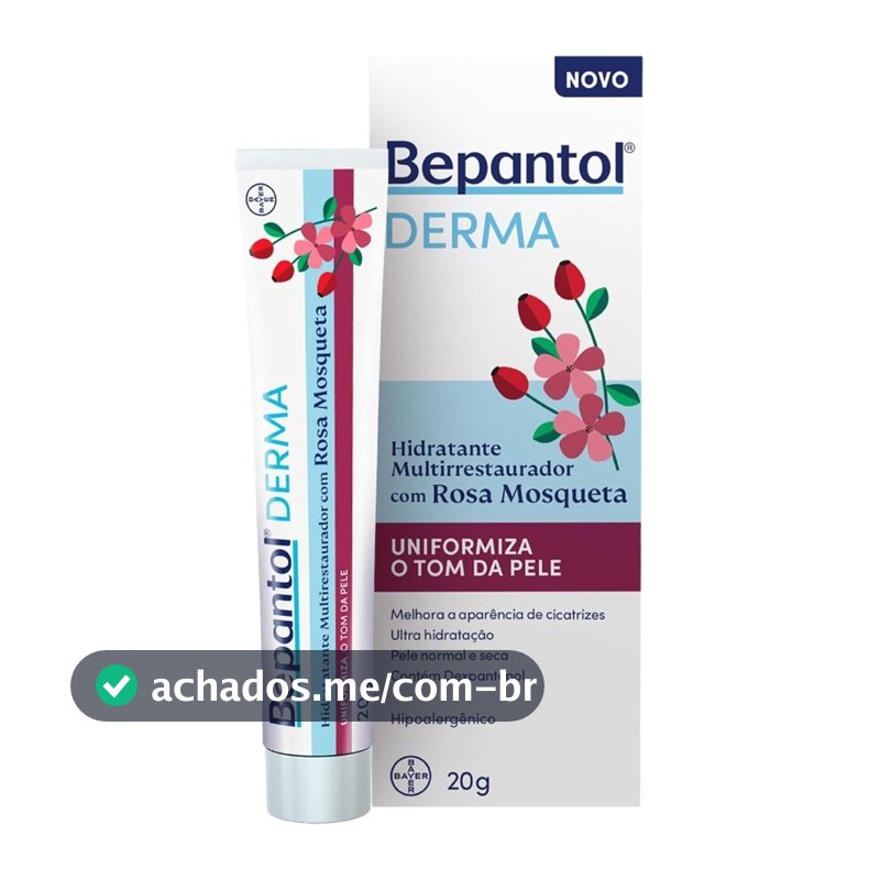 Bepantol Derma Pink Mosqueta , Hidratante Multi-Restorer -20gramas - ENVIO RÁPIDO