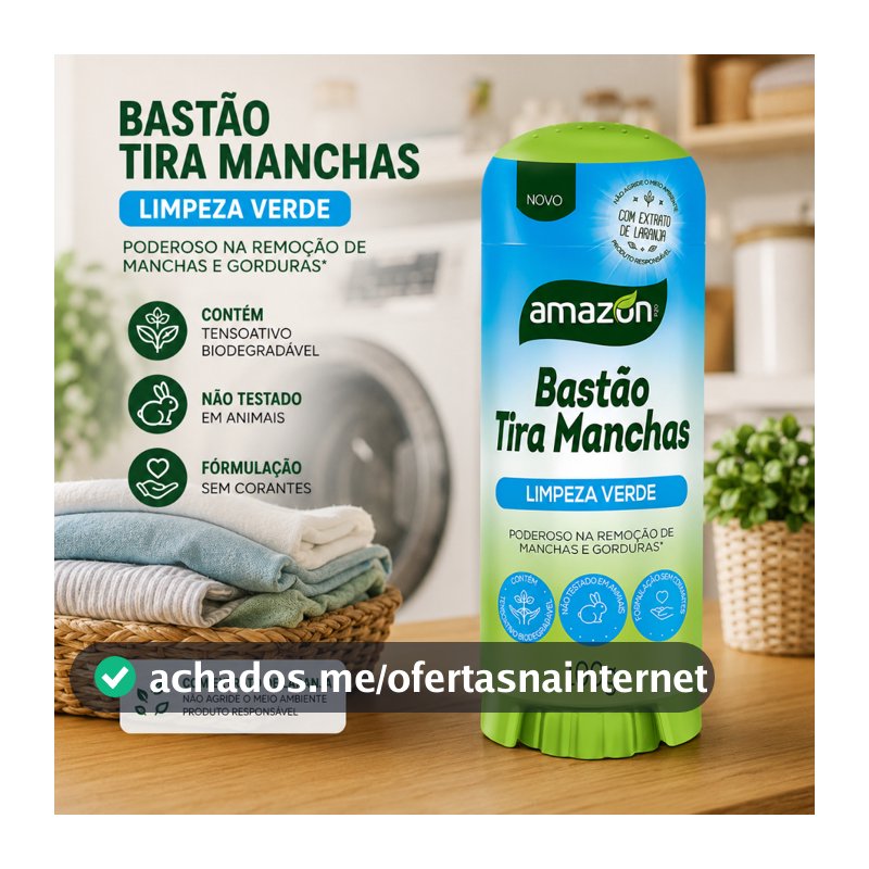 Bastão Tira Manchas Amazon - 100g