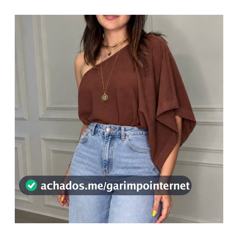 Body Feminino Um Ombro Só Nula Manca Alfaiataria  Elegância Manga Ampla Flare