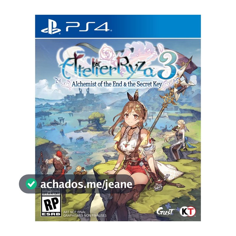 Atelier Ryza 3 Alchemist of the End E The Secret Key PS4 Midia Fisica