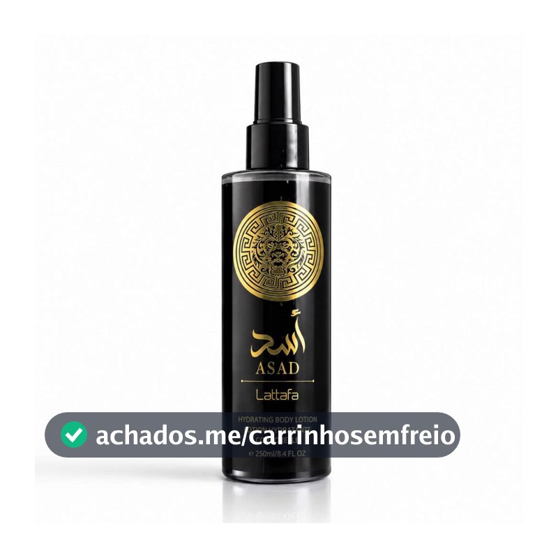 Body Splash Asad Árabe Masculino 100ml | Spray Corporal Refrescante e Perfumado, Fragrância Marcante para Uso Diário