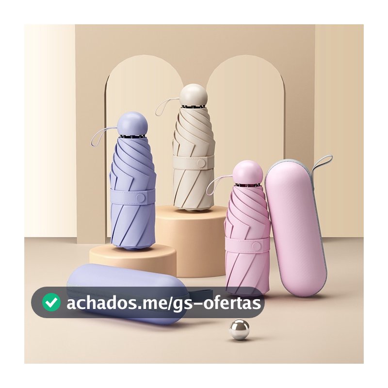 Guarda Chuva de sol Caso Óculos Da Cápsula ultra light mini Sombrinha Bolso