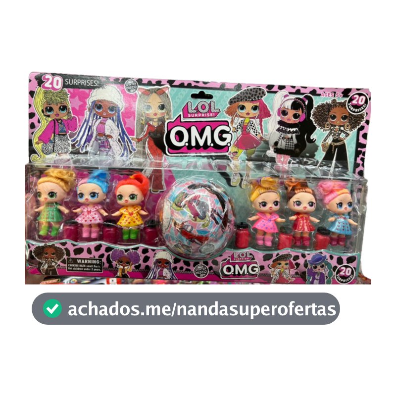 Kit Cartelado 4/6/8 Bonecas Lol Surprise Under Wraps Articulado + Bola Grande Lol