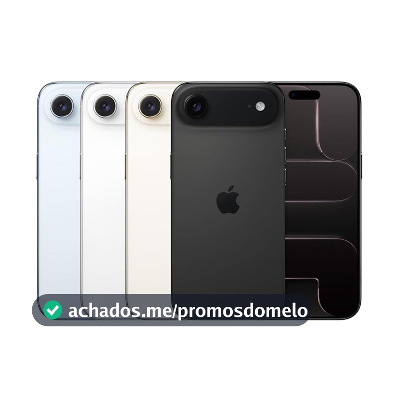 Celular Apple iPhone 17 Air 256GB 5G iOS Tela 6,6" polegadas 48MP Chip A19 Pro com Design Ultra-Fino