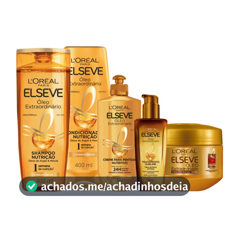 Kit Loreal Elseve Óleo Extraordinário - Escolha seu Kit