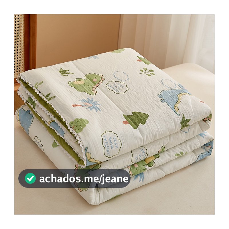 Colcha de verão Colcha de ar condicionado Colcha de verão lavável à máquina Colcha única infantil Núcleo Colcha fresca d