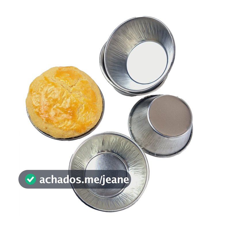 60 Forminhas Para Empada N°2 Mini Formas Para Empadinhas Salgados Doces Tortinhas Festas e Confeitaria
