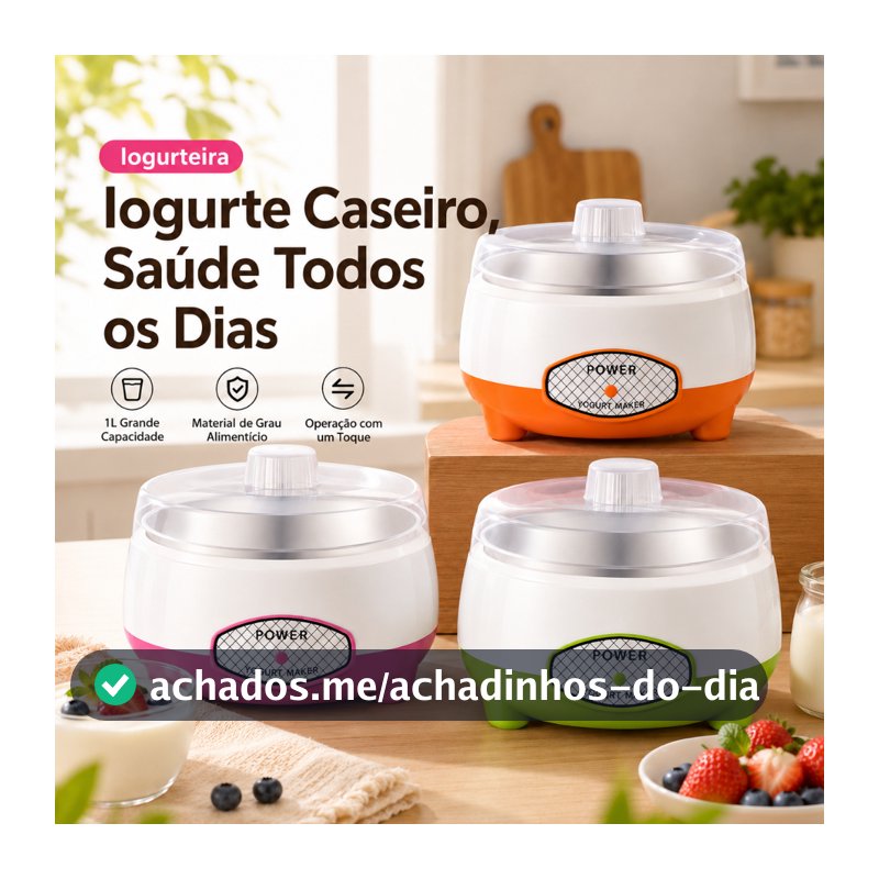 Fabricante De Iogurte Compacto , Máquina De Fazer Grego , Faça Você Mesmo , Caseiro Para Casa ,Plug , Fácil E Prático