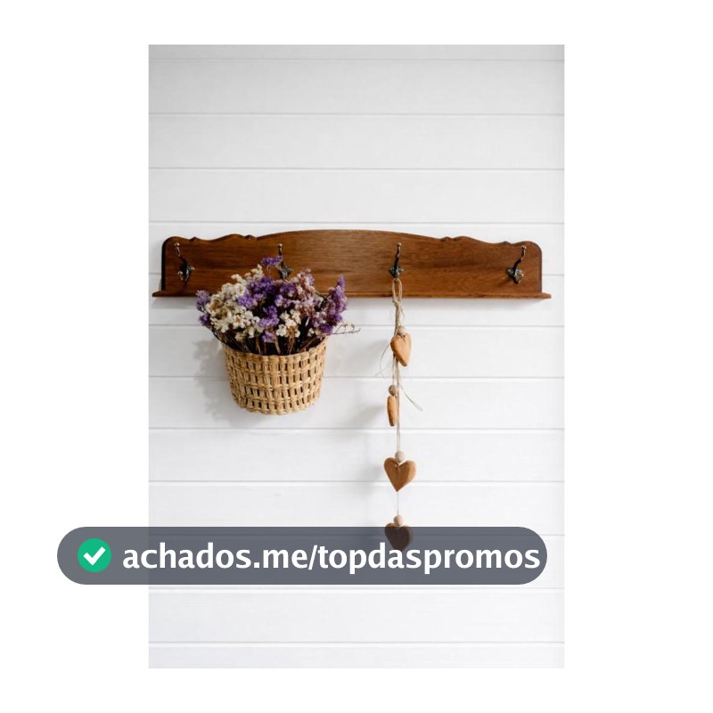 Gancheira Lótus - madeira