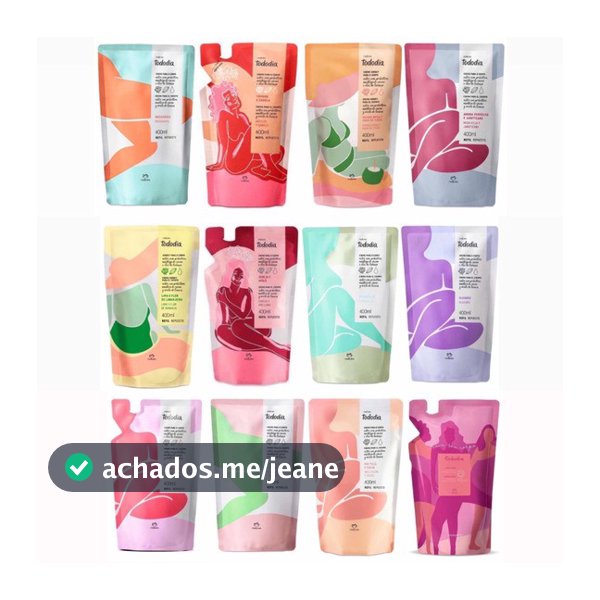 Natura Refil Creme Hidratante Loção Corporal Tododia Várias Fragrâncias - Promoção
