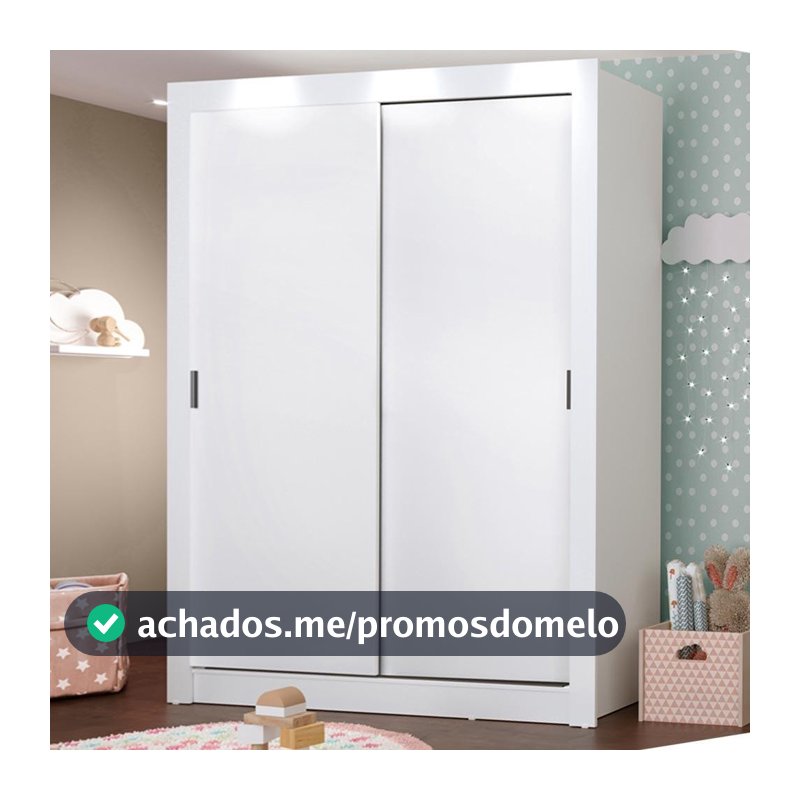 Guarda-Roupa Madesa Enzo 2 Portas de Correr