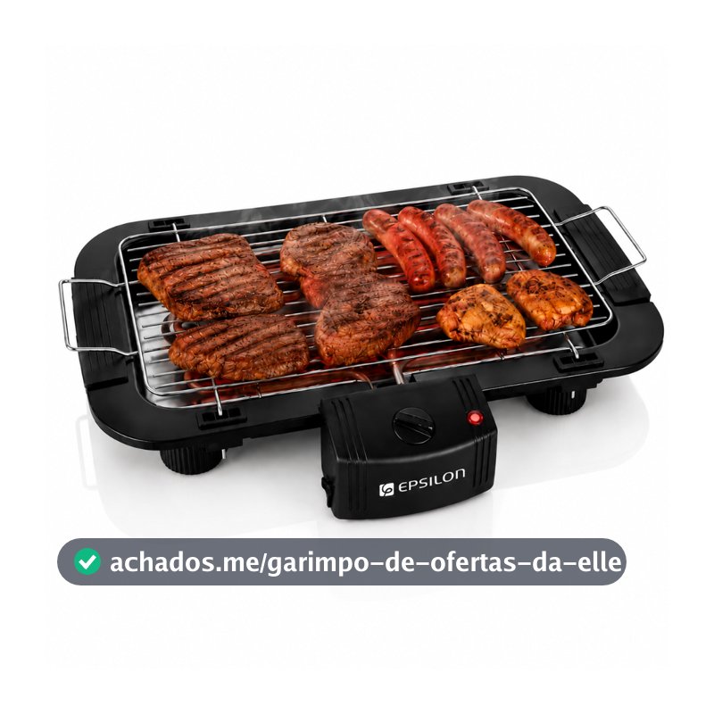 EPS-3091 Churrasqueira Elétrica De Mesa Epsilon Controle De Temperatura Grill Grelhador Portátil Cozinha