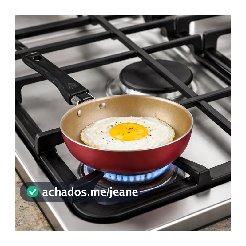Frigideira Antiaderente Frita Ovo Perfeito Multiuso 14Cm Frigideira  Teflon