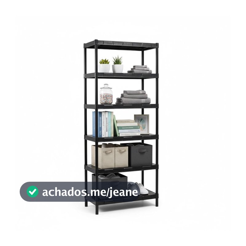 Estante Prateleira Organizadora Modular Multiuso Plástico Com 3 Prateleiras Reforçado