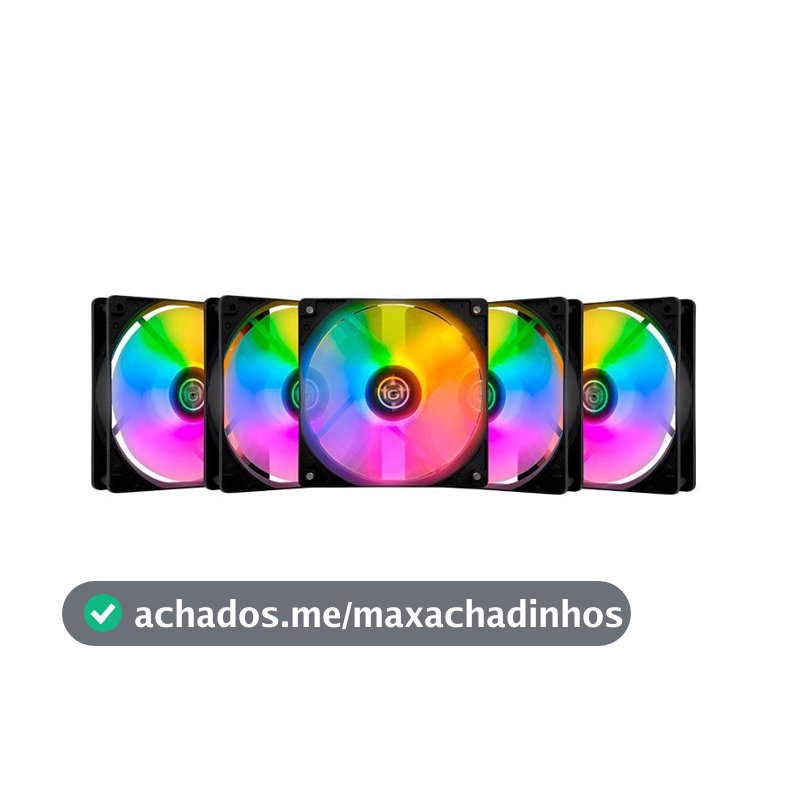 Kit Ventoinhas TGT Striker, Rainbow, 5x120mm, TGT-STK5-BLRBW