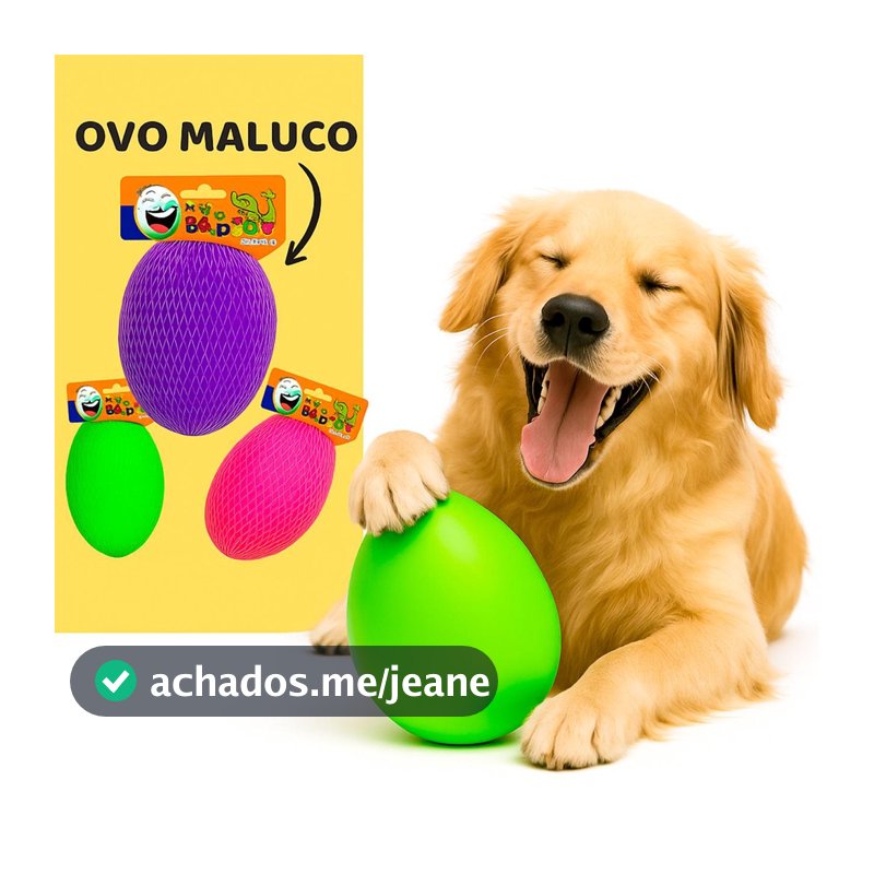 Brinquedo Cachorro Mordedor Cachorro Pet Ovo Maluco Bolinha Interativa Para Cachorro
