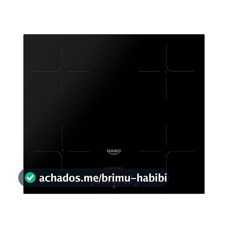 Cooktop De Indução 4 Bocas Dako Supreme Preto 220v