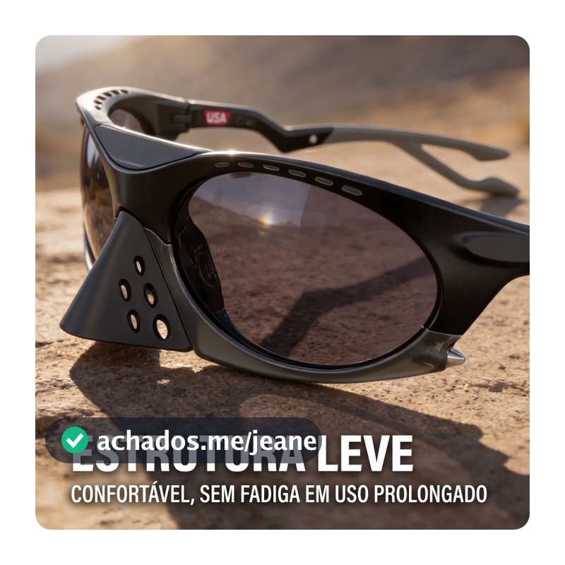 Óculos de Sol Conceito Bico de Pato UV400 Unissex com Narigueira RemovívelÓculos de Sol Conceito Bico de Pato UV400 Unis