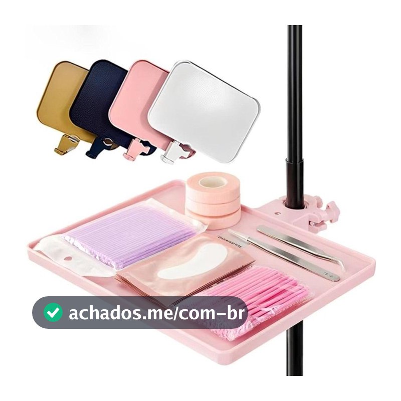 MAYSHOWX1 Suporte Para Bandeja De Cílios , Ferramentas De Extensão De Plástico Com Clipe , Organizador Essencial De Maqu