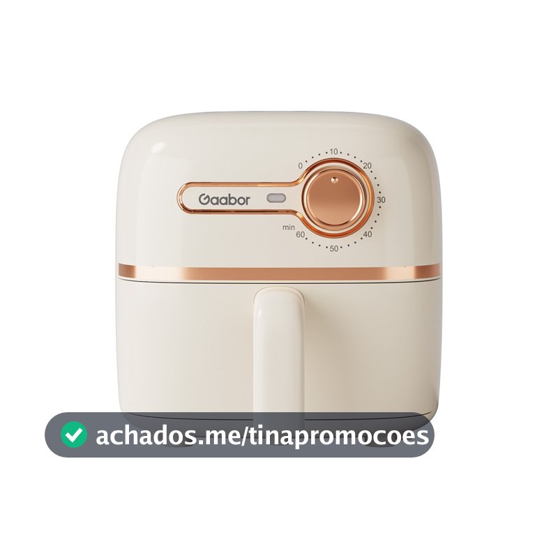 Gaabor Fritadeira Elétrica sem Óleo Air Fryer 1,4L 220V/127V 900W com Timer Regulável e Revestimento Antiaderente AF20M
