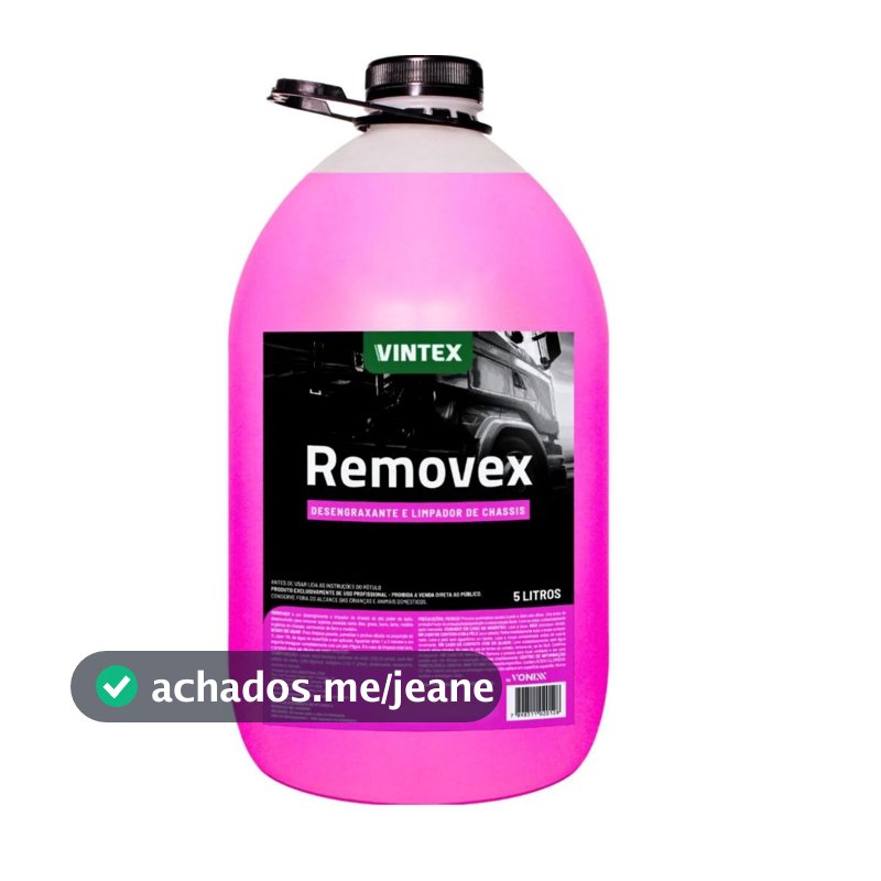 Removex 5L Vintex Desengraxante E Limpador De Chassis