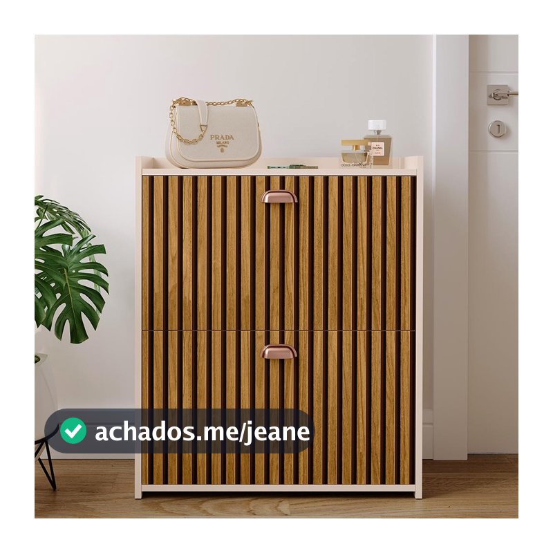 Sapateira Vertical 12 Pares Calçados Multiuso 2 Portas Basculantes Hall de Entrada Quarto Closet