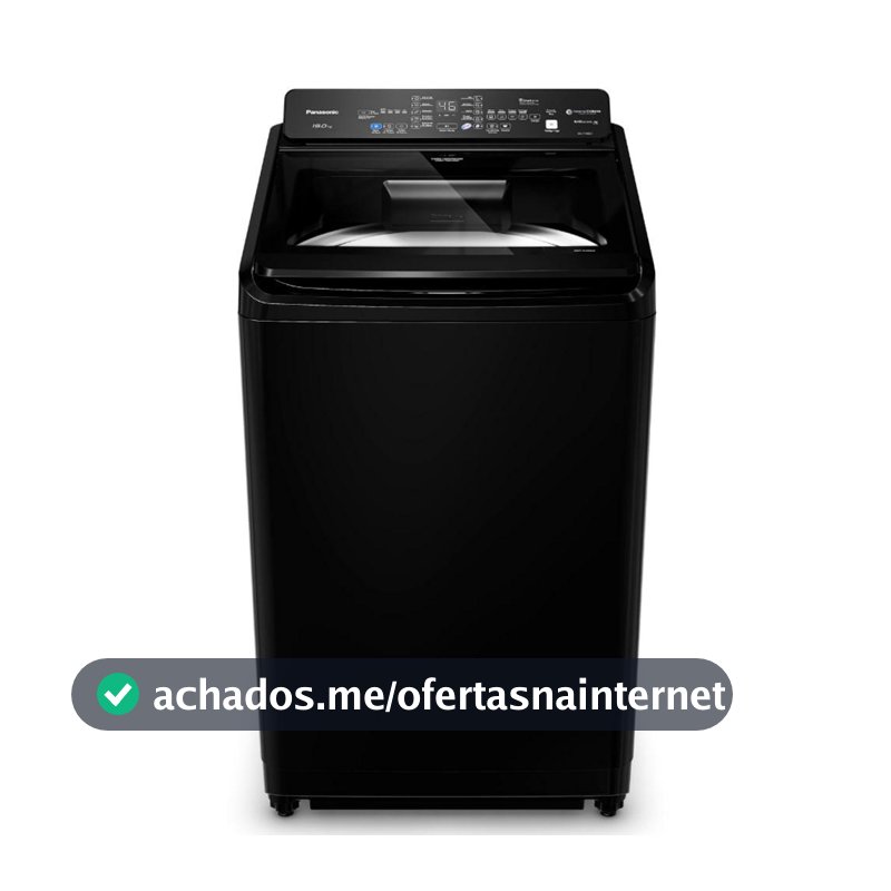 Lavadora Panasonic 19Kg Intuitive+ Preta Smartsense - NA-F190G1