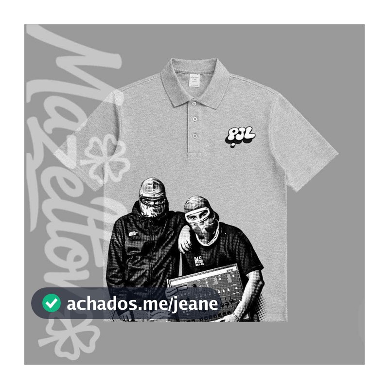 Camiseta Polo Unissex Rapper Pjl Visual Streetwear