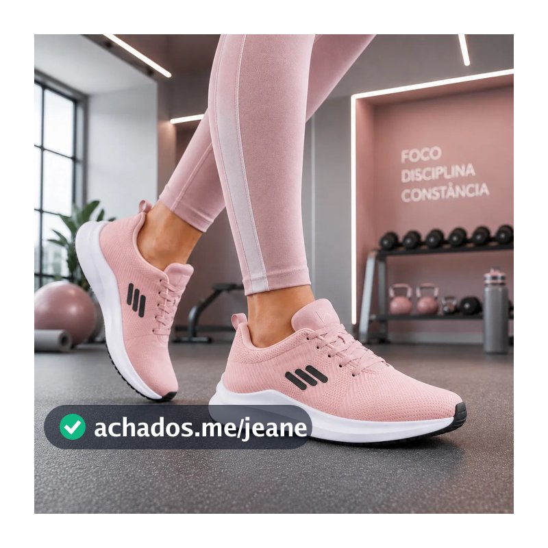 Tênis Feminino Para Academia Leve Confortável Original O2x