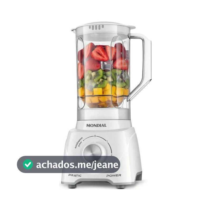 LIQUIDIFIC 220V MONDIAL L-97-W BRANCO