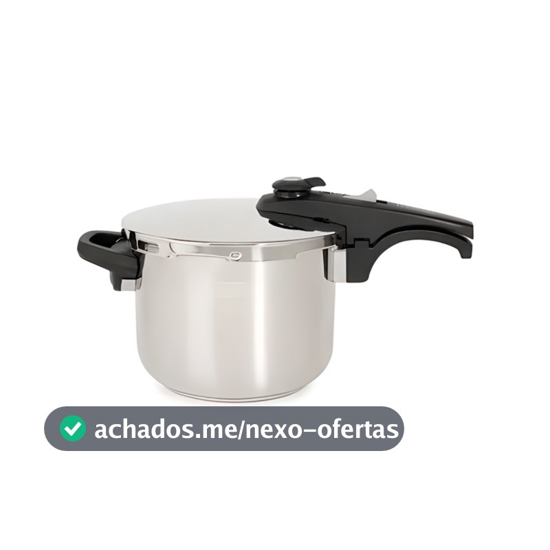 Panela Pressão Black Decker Inox 6 Litros Alta Durabilidade