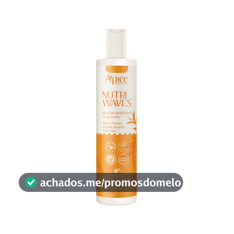 Gelatina Acidificante Nutri Waves Apice 300ml Acidificante Efeito condicionante