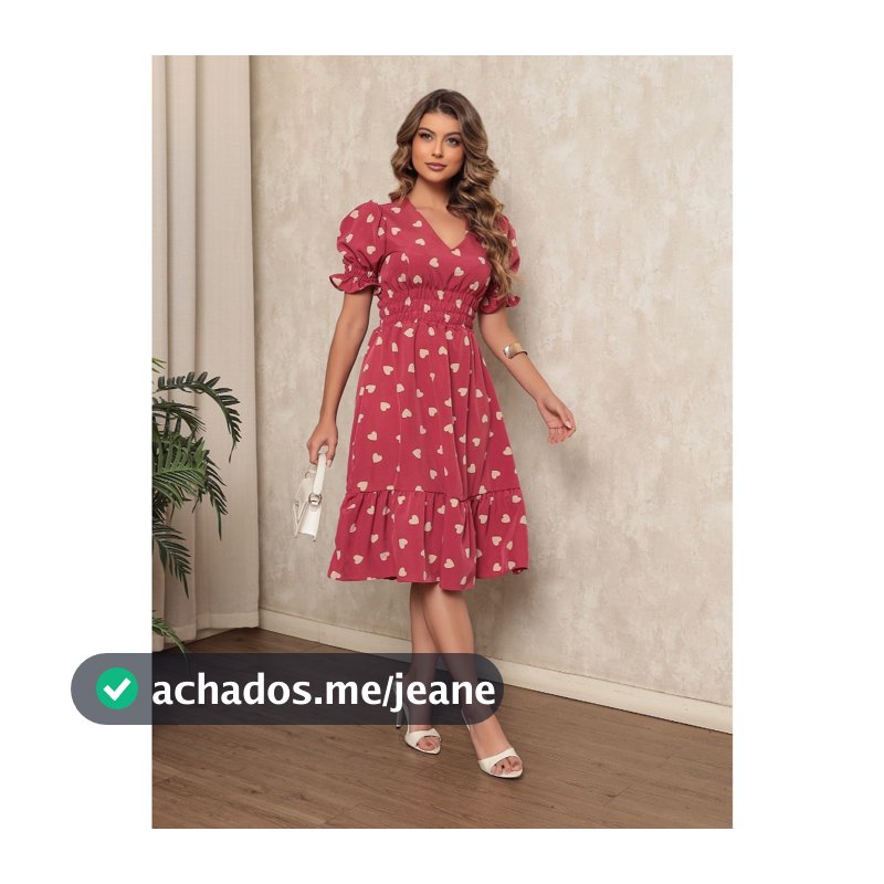 Vestido Feminino I vestido V I crepinho I elastico