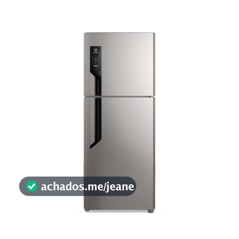 Geladeira Electrolux Frost Free 432L Efficient AutoSense Duplex Inox Look (TF70S)