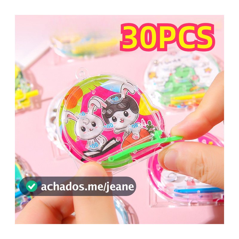 30 Pçs/20/10 Mini Discos De Pinball Máquina De Pontuação Criativo Crianças Jogo De Tabuleiro Dos Desenhos Animados Brinq