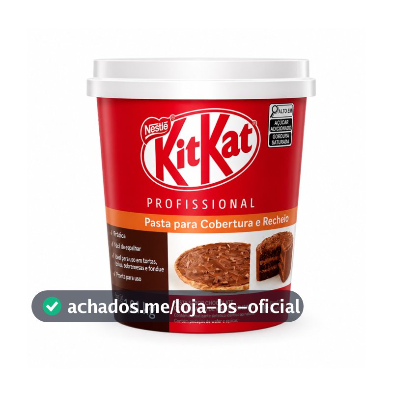 Kit Kat Pasta Cremosa Cobertura Recheio 1,01kg - Nestlé