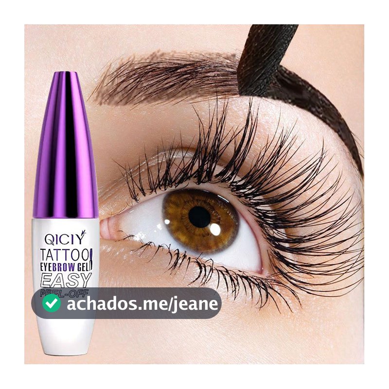 QICIY 2 Em 1 Peel-Off Brow Dye & Pencil-Maquiagem À Prova D'água , De Longa Duração E Adequada Para Iniciantes