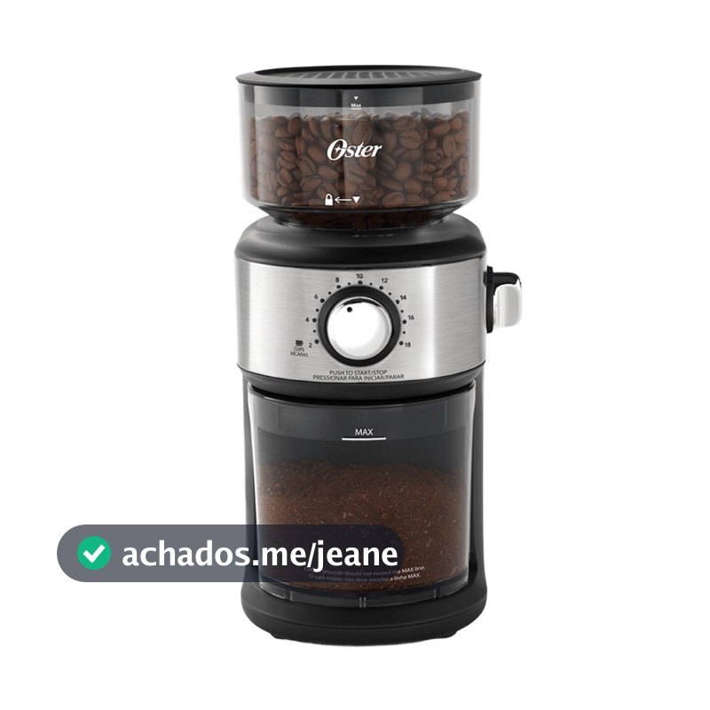 Moedor de Café Automático Oster Precision com 18 níveis