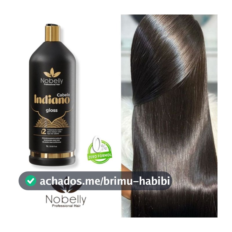 Selagem Orgânica Indiana Sem Formol Liso Extraordinário 1L
